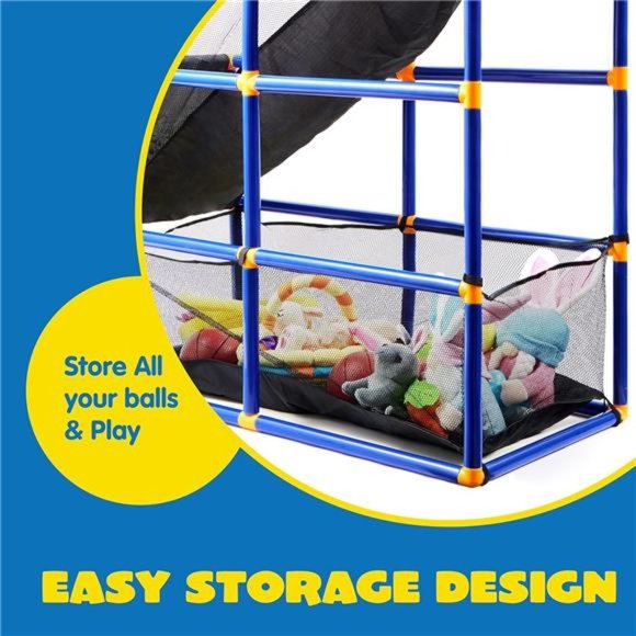 Arcade Basketball Game Set with 4Balls and Hoop for Kids 3to 12Years Old Indoor - Picture 4 of 7